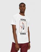 Wood Wood Good Times T-shirt In Bright White