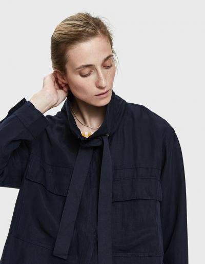Farrow Franca Linen Cargo Jacket