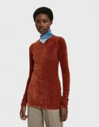 Kimh Kim Petal Corduroy Turtleneck In