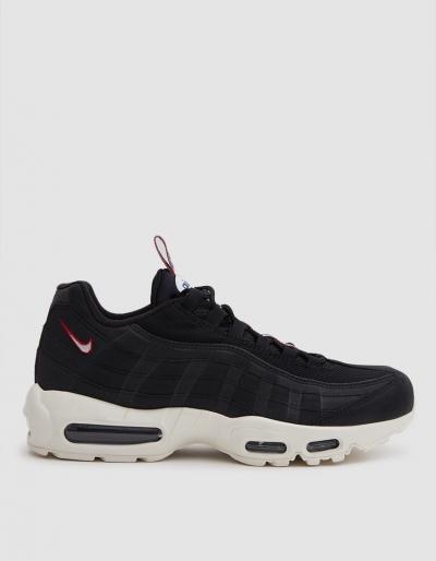 Nike Air Max 95 Tt Sneaker In Black/sail Gym Red