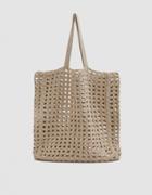 Lauren Manoogian Crochet Net Bag In Natural
