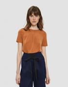 Which We Want Thalia Short Sleeve Top In Pumpkin