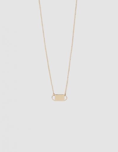 Loren Stewart Choker Id Necklace In