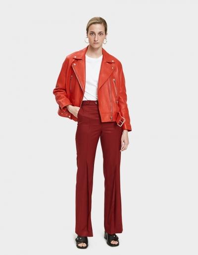 Acne Studios Merlyn Leather Biker Jacket