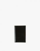 Comme Des Gar Ons Wallet Glossy Black Leather