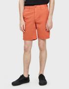 Norse Projects Aros Light Twill Shorts In Burned Red