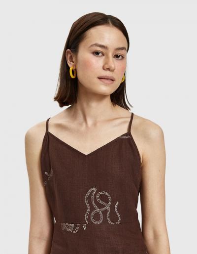 Paloma Wool Mamba Illustrated Dress