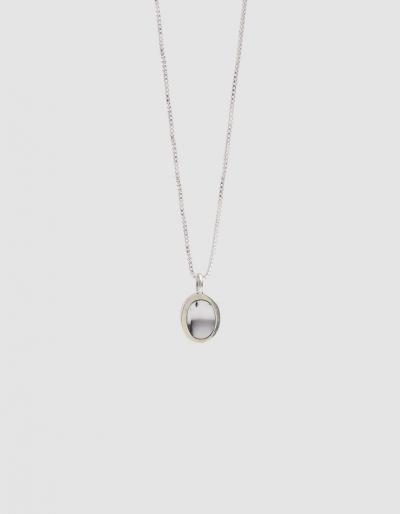 J. Hannah Inlay Signet Pendant Necklace