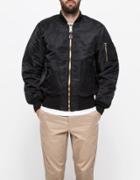 Alpha Industries Ma-1 Flight Jacket In Black