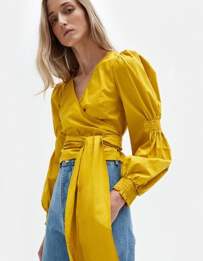 Stelen Valley Top In Yellow