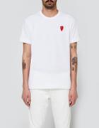 Comme Des Gar Ons Play Play T-shirt In White