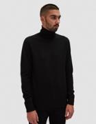 Norse Projects Marius Boiled Wool Sweater In Black
