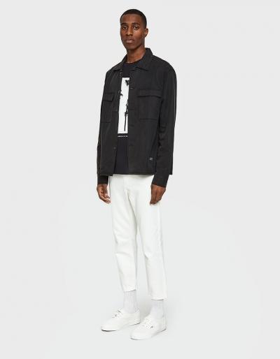 Insight City Riot Chop Ecru Denim In Bone