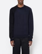 Maison Margiela Multi Knit Sweater In Dark Blue