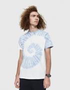 Velva Sheen Spiral Tie Dye Tee In Haze