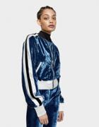 Off-white Velvet Bomber Jacket