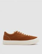 S.w.c. Dellow Suede Sneakers In Tan
