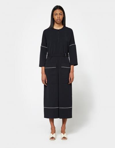 Tibi Spectator Drape Twill Jumpsuit
