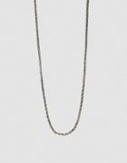 Caputo & Co. Sterling Silver Chain Rope Necklace