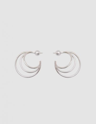 Sophie Buhai Triple Layered Hoop Earrings