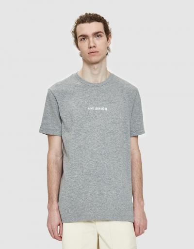 Aim  Leon Dore Logo Tee In Grey