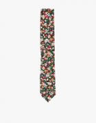 The Hill-side Standard Pointed Tie-small Flower Print