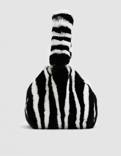Les Petits Joueurs Holly Fur Wristlet