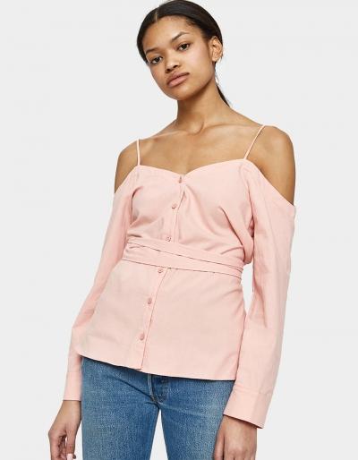 Farrow Enne Blouse In Pink