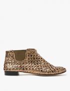 Elodie Bruno Baby Jane Boots In Bronze