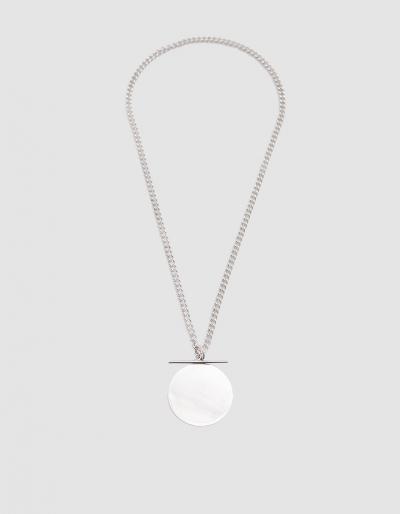 Loren Stewart Xl Toggle Disk Necklace In