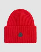 Moncler Berretto Oversized In Red