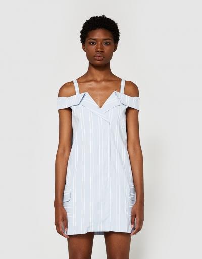 Farrow Folded Collar Dress