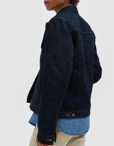 A.p.c. Flynn Jacket In Indigo
