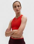 Adidas By Stella Mccartney The Clmch Bra In Core Red