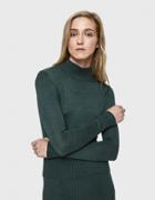 Hesperios Astrid Sweater In Light Forest Green