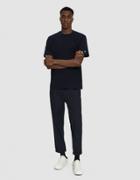 Carhartt Wip S/s Base T-shirt In Dark Navy/white