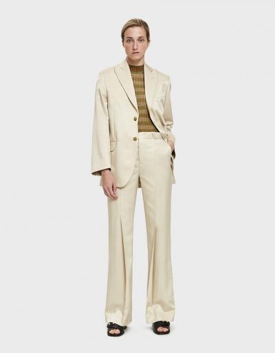 Acne Studios Jaria Suit Jacket In Champagne Beige