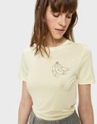 Ganni Linfield Lyocell T-shirt In Anise Flower