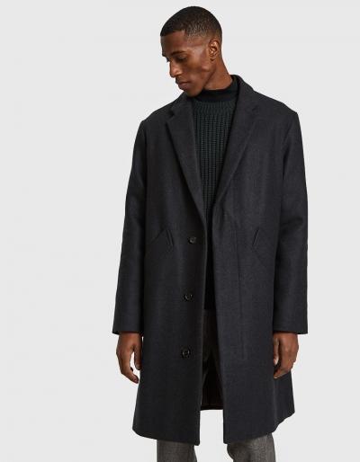 A.p.c. Baron Coat In Anthracite