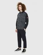 Cav Empt Big Cord/twill Shirt In Charcoal