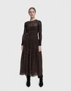 Creatures Of Comfort Vicco Sheer Polka Dot Dress