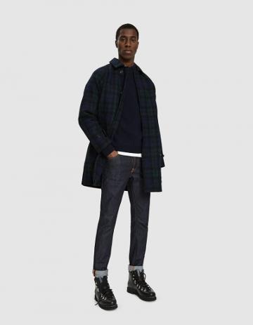 Beams Plus Balmacaan Harris Tweed Coat