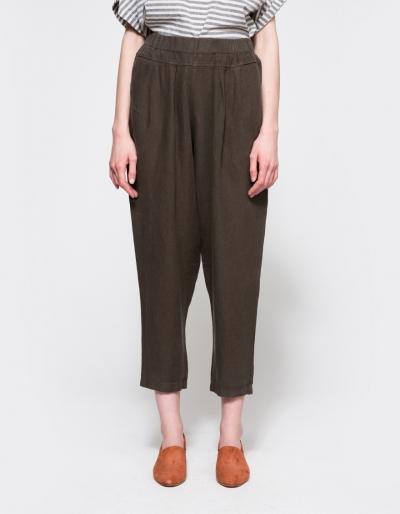 Black Crane Carpenter Pants In Charcoal