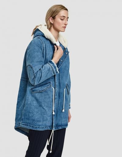 Farrow Rio Coat In Denim Blue