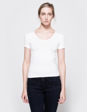 Rag And Bone Melrose Tee In Bright White