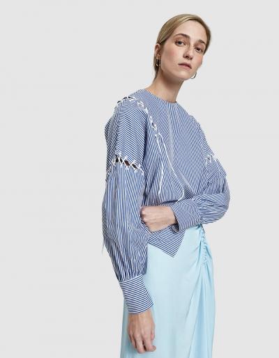 Tibi Stripe Shirt Long
