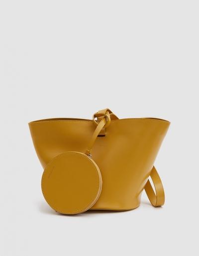 Building Block Short Basket Bag In