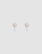 Pamela Love Gravitation White Topaz Earrings