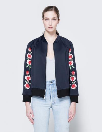 Frankie Scuba Embroidered Bomber