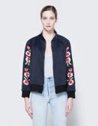 Frankie Scuba Embroidered Bomber